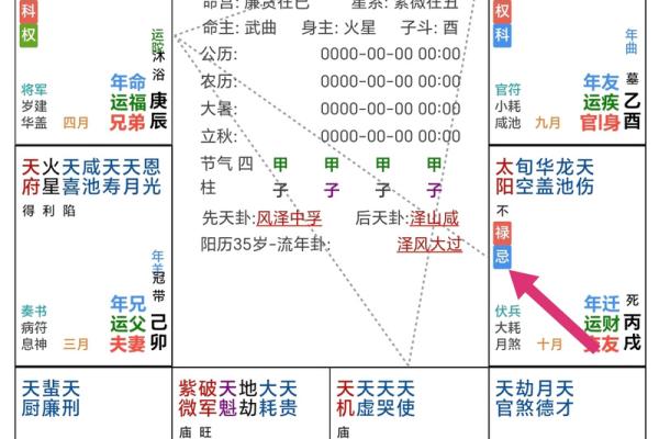 紫薇斗数迁移宫有太阳巨门