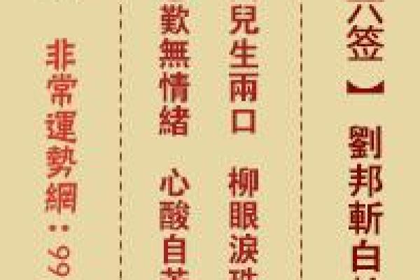 佛祖灵签48解签全解大全