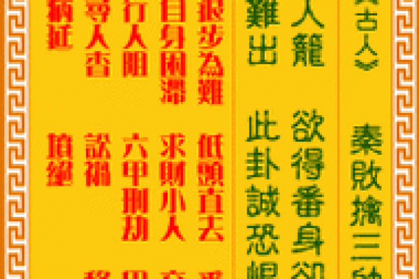 观音灵签行人的意思