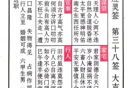 上帝公灵签17