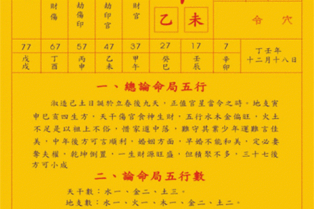 万年历测八字算命