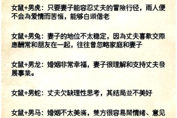 爱情长久的生肖配对