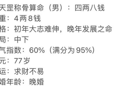 称骨算命晚上11点