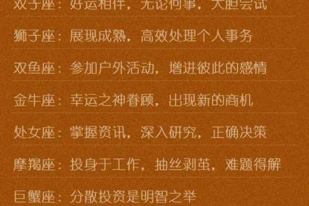 最近一周星座运势大全