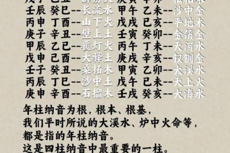 传承国学文化，算命入门，六十甲子纳音