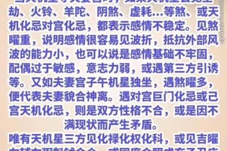 紫微斗数之夫妻宫与诸星,天机星在夫妻宫是什么意思？