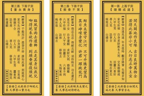 求签观音灵签中的2号