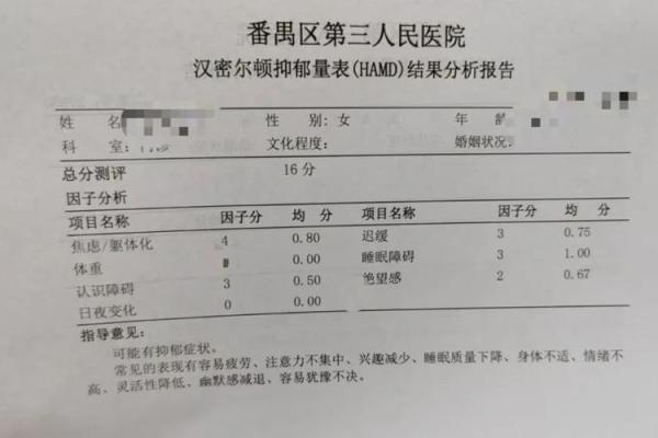 医院专用版抑郁测试90题免费