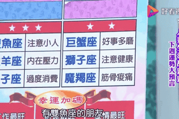 弟一星座网6月份运势如何