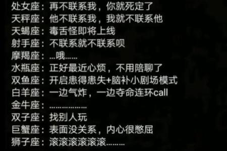 患得患失，总为爱情焦虑的星座
