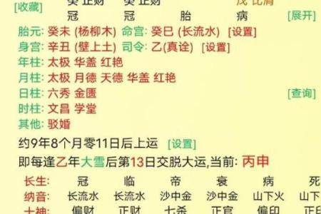 生男的八字