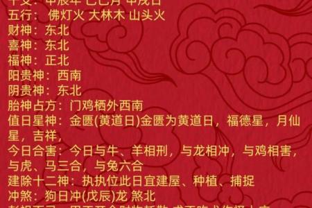 10月5日财运方位吉凶