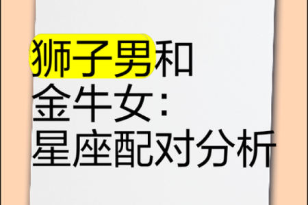 金牛座最适合配对哪一对夫妻