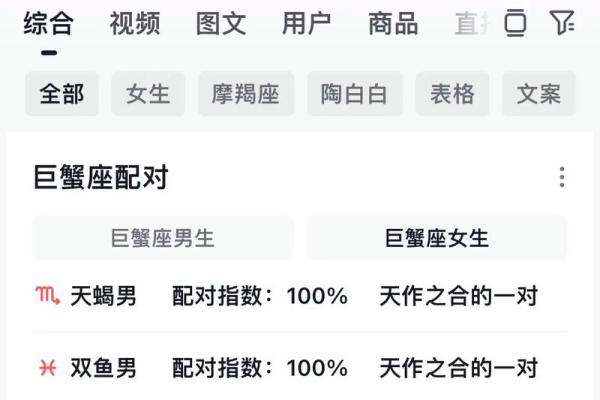 双子座巨蟹座哪些星座最般配男生
