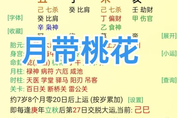 八字正桃花