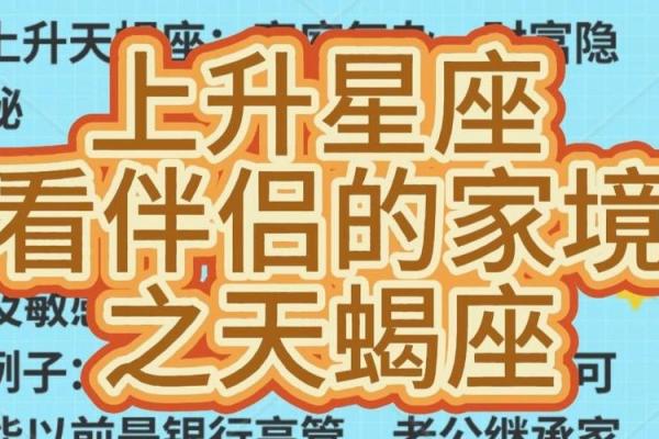 上升天蝎男和哪个上升星座合适