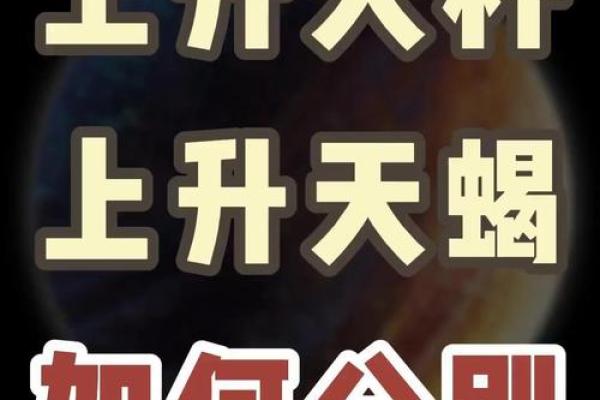上升天蝎男和哪个上升星座合适