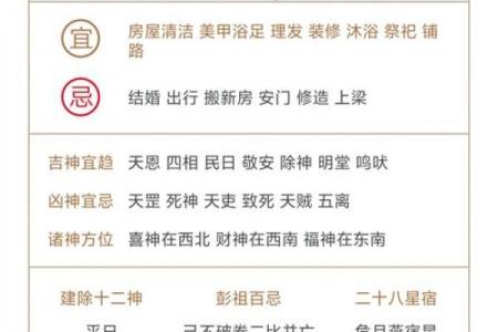 黄历对照十二宫吉凶