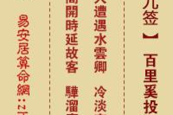 鸡足灵签解签68签全解