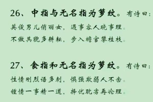 全国5大有趣的指纹算命口诀