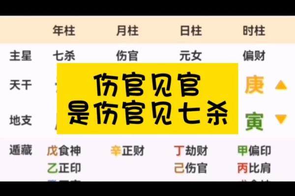 八字七杀坐伤官