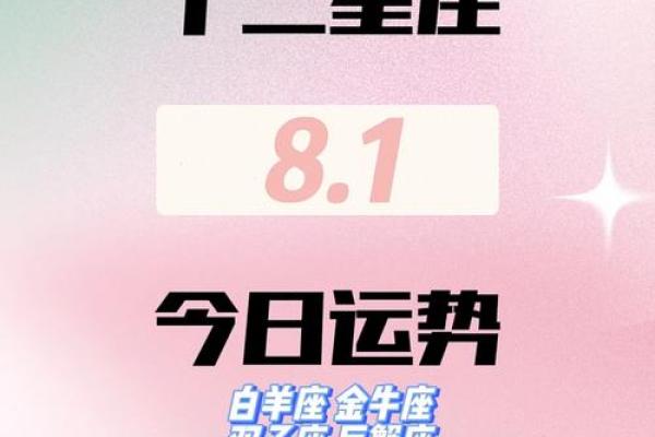 星座19年8月1日运势