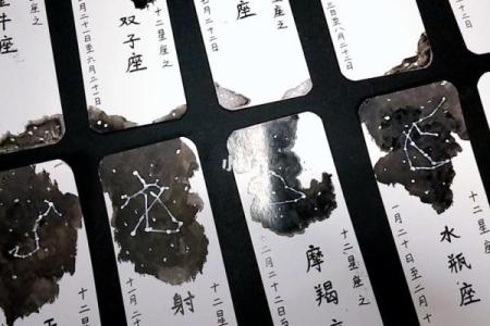 教你如何折十二星座的书签