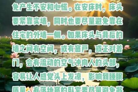 主卧室风水禁忌及化解