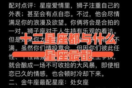 白羊女与十二星座配对指数