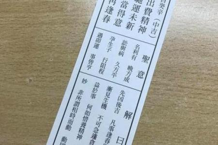 关帝灵签87签解签事业