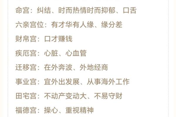 紫薇斗数之巨门