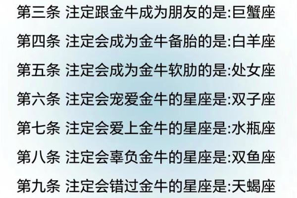 金牛座适合什么星座的男生做朋友呢