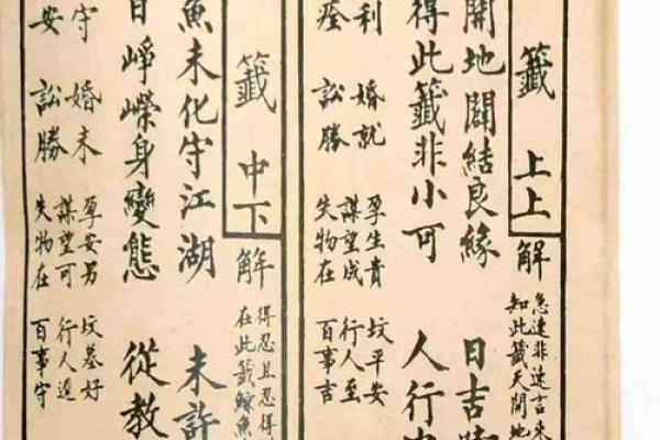 观音灵签所有上签典故