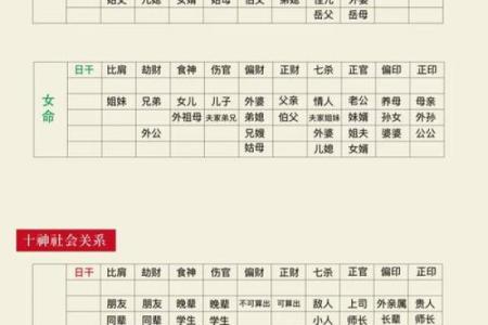 八字五行、十神的生克运行
