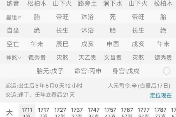 日元八字
