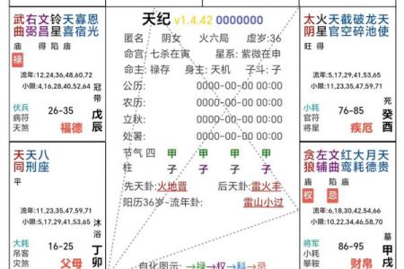 周公紫薇斗数
