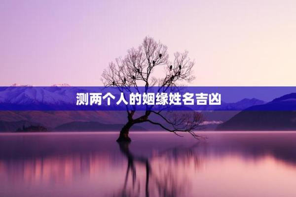 两个人的缘份测试吉凶准吗