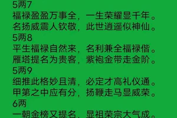 骨称骨算命表