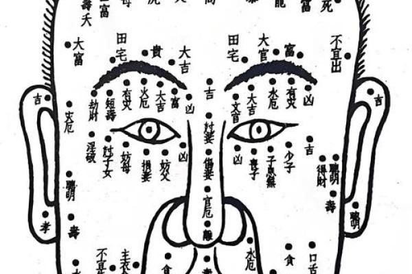 男人面相痣算命图解大全