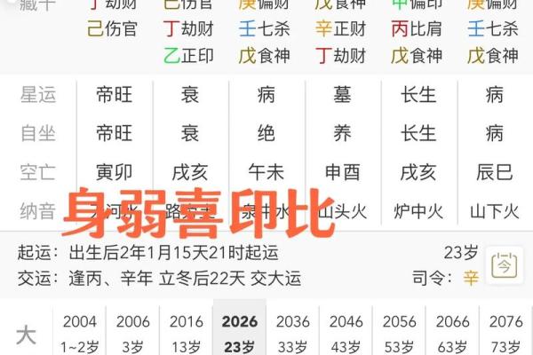 极弱八字