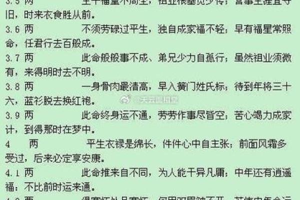 袁天罡男女称骨算命：二两四钱命运详解