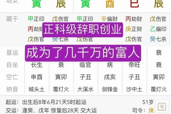 八字两透