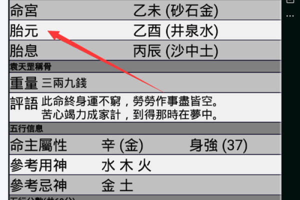 教你看胎元八字 如何看胎元八字
