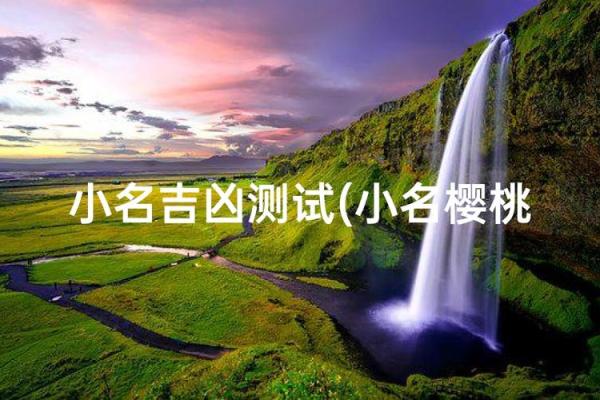 名典测名吉凶测试打分测试打分