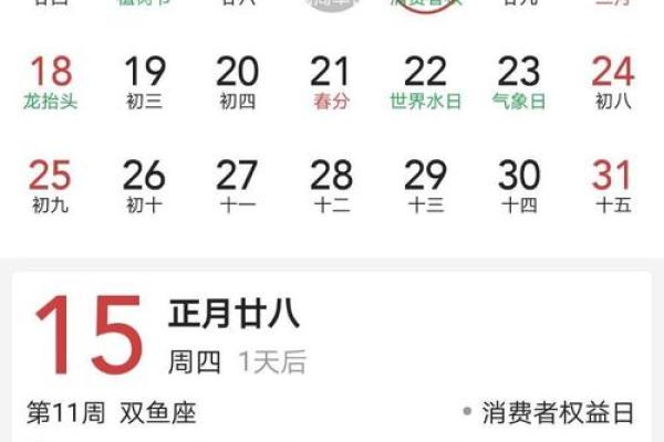 阴历算命日历