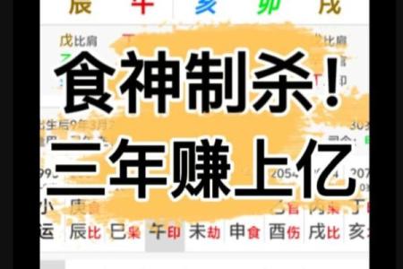 食神制杀八字