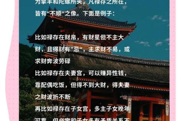 紫薇斗数命主禄存星