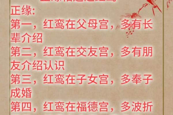 紫薇命盘看红鸾天喜,命宫红鸾天喜