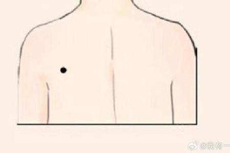 女人背部痣相图解算命