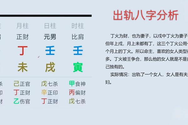 日支逢合是自己还是配偶出轨,容易出轨的八字特征